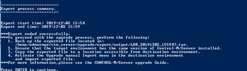 S_Upgrade_CTM_Server_Export_Process_Summary_v20