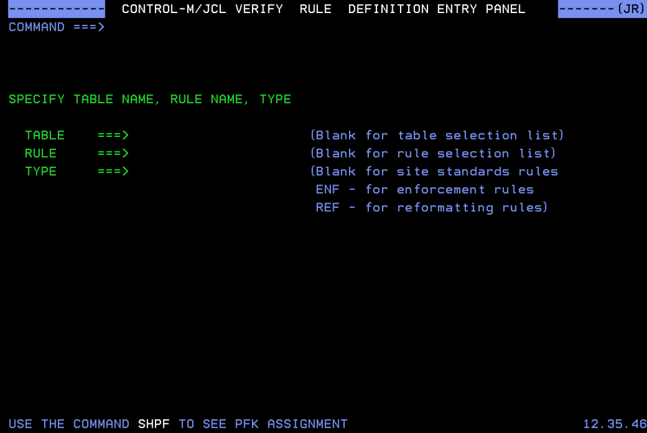 Online JCL Processing from IOA and Control-M Interfaces