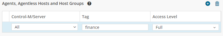 Finance Host Group and Agent FULL access